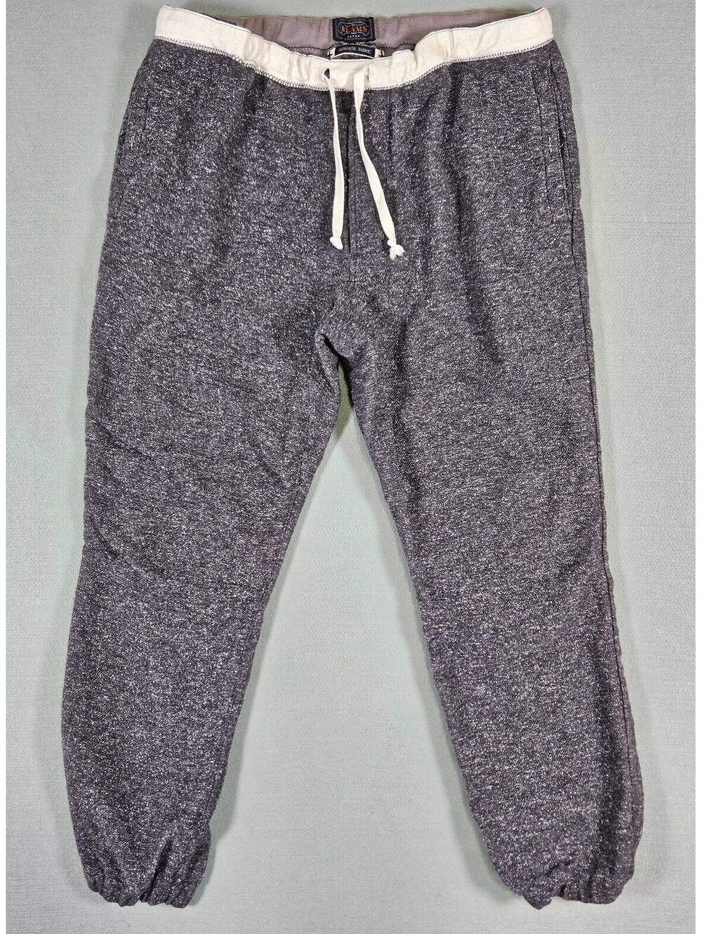 Beams Plus Mens Grey Japanese Fabric Knit Sweatpants XL